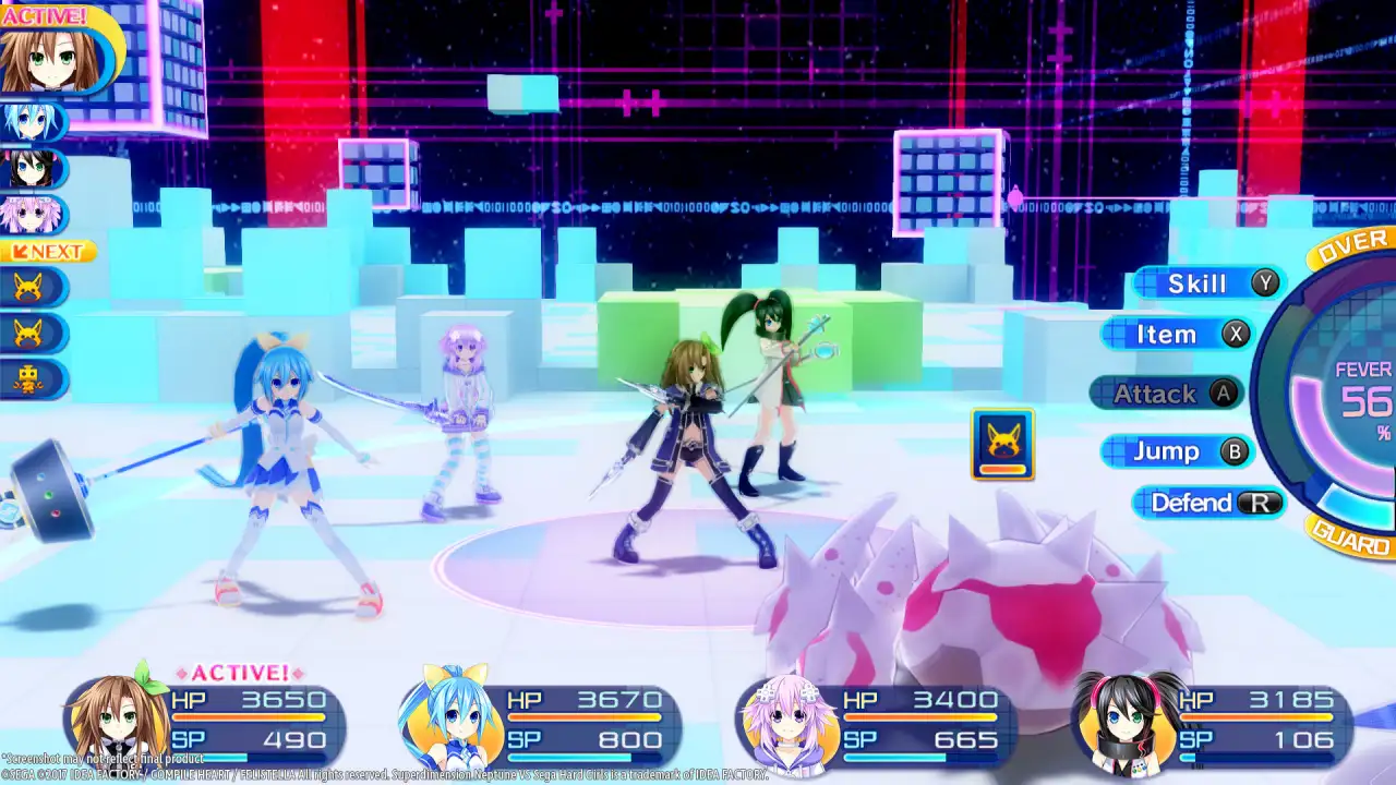 Superdimension Neptune VS Sega Hard Girls game