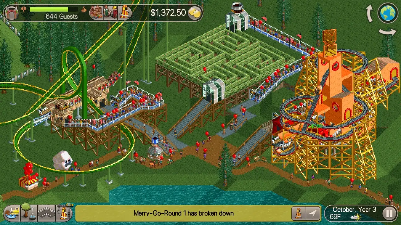 RollerCoaster Tycoon Classic mien phi